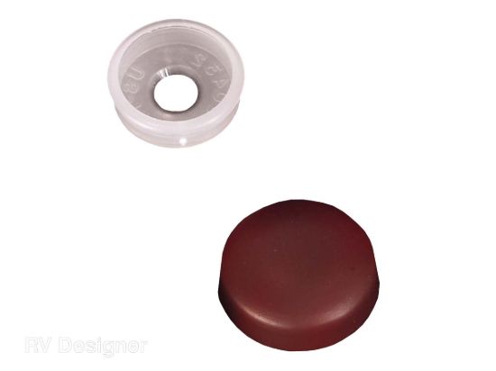 RV DESIGNER 14PK FINISH CAPS WALNUT - H605