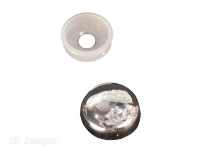 RV DESIGNER 14PK FINISH CAPS- CHROME - H607