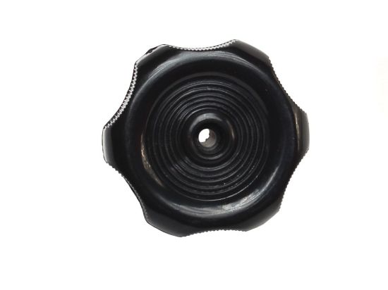 RV DESIGNER 1' WINDOW KNOB BLACK - H713