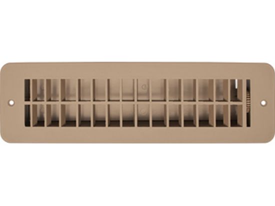 RV DESIGNER VENT REGISTER  TAN  PLASTIC  DAMP 2 - H861