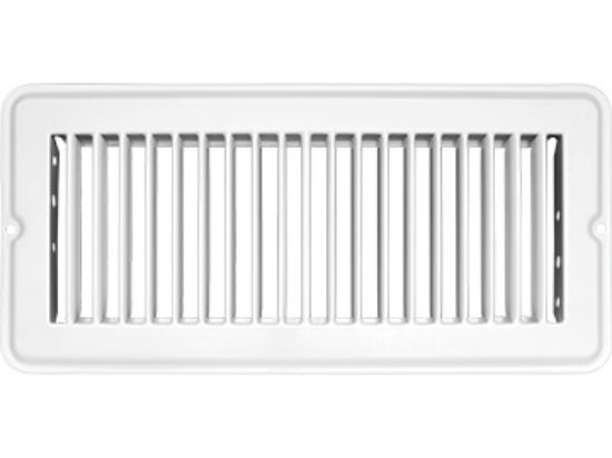 RV DESIGNER VENT REGISTER  WHITE  METAL  UNDAMP - H875