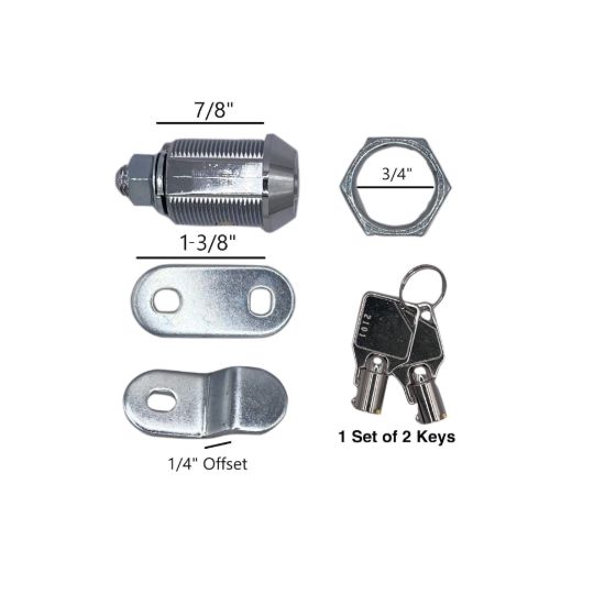RV DESIGNER 7/8' ACE COMPATRMENT LOCK - L317