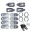 RV DESIGNER 4PK 7/8' COMPARTMENT LOCK - L327