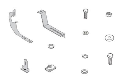 RAPTOR RUNNING BOARD MOUNT KIT - RB0103BK