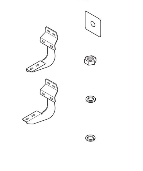 RAPTOR RUNNING BOARD MOUNT KIT - RB0301BK