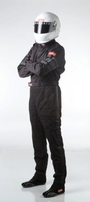 RACEQUIP SFI-1 1-L SUIT  BLACK MED - 110004
