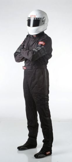 RACEQUIP SFI-1 1-L SUIT  BLACK MED - 110004