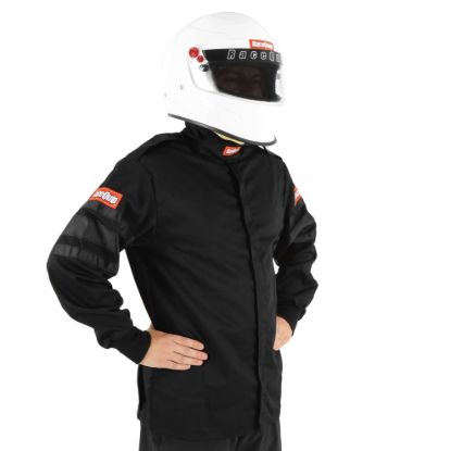 RACEQUIP SFI-1 1-L JACKET  BLACK X - 111006