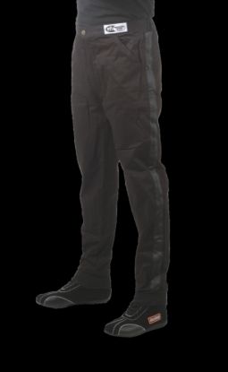 RACEQUIP SFI-1 1-L PANTS  BLACK 2X - 112007