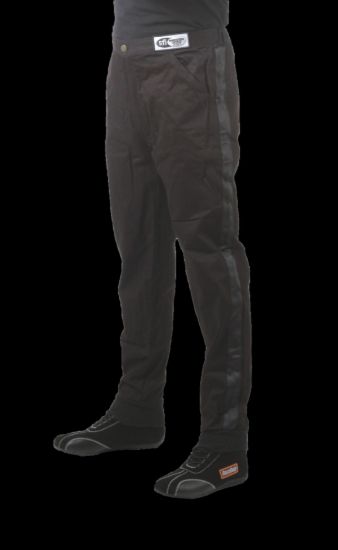 RACEQUIP SFI-1 1-L PANTS  BLACK 2X - 112007