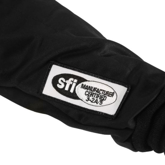 RACEQUIP SFI-5 JACKET BLACK X-LARG - 121006