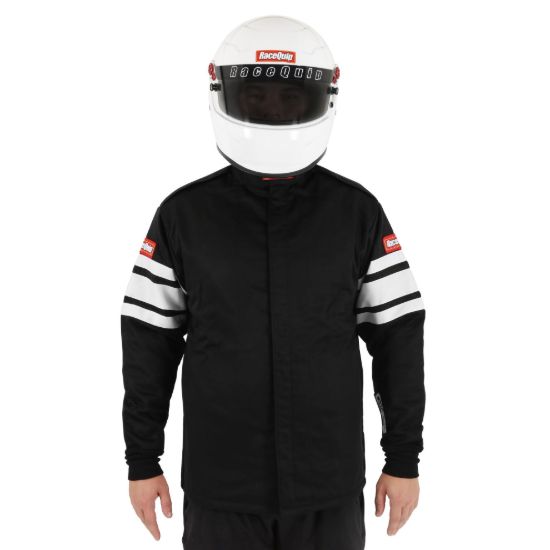 RACEQUIP SFI-5 JACKET BLACK 2X-LAR - 121007