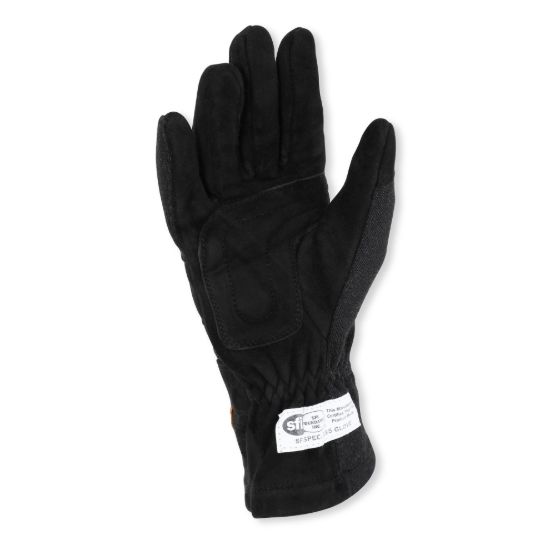 RACEQUIP 2-LYR SFI-5 GLOVE XLG BLA - 355006