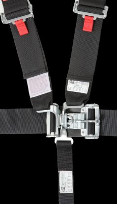 RACEQUIP L & L 5PT HARNESS SET BLA - 711001