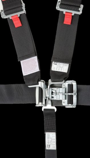 RACEQUIP L & L 5PT HARNESS SET BLA - 711001