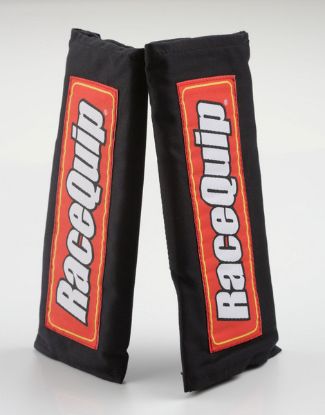 RACEQUIP HARNESS PAD PAIR  BLACK - 767001