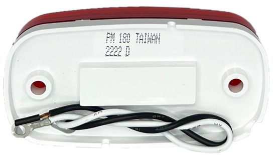 RV DESIGNER RED OBLONG REFLEX LED MARKER LIGHT - L903