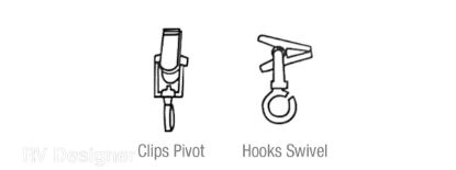 RV DESIGNER 10PK KLIPPY KLIPS - M111
