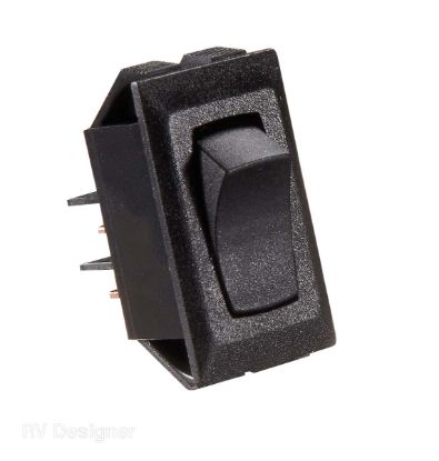 RV DESIGNER 10A MOM/ON/OFF SWITCH BLA - S321