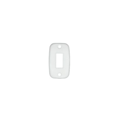 RV DESIGNER SINGLE MOUNTING PLATE-WHI - S381