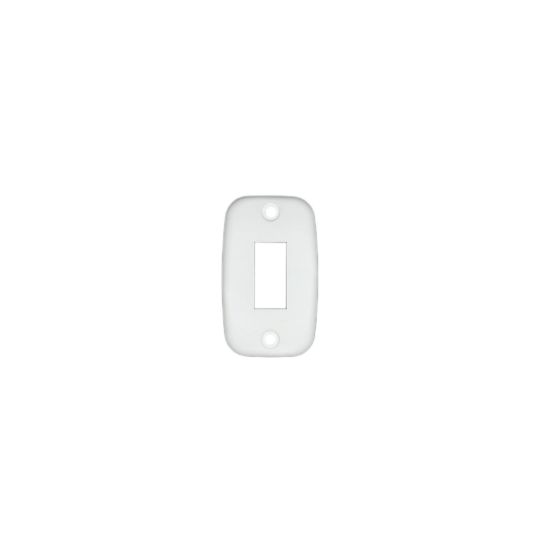 RV DESIGNER SINGLE MOUNTING PLATE-WHI - S381