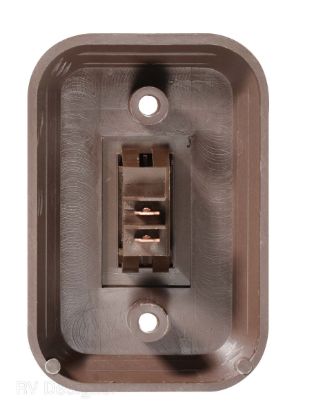 RV DESIGNER 3.53'X2.39' WALL PLATE SW - S651