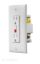 RV DESIGNER DUAL GFCI OUTLET-WHT - S801