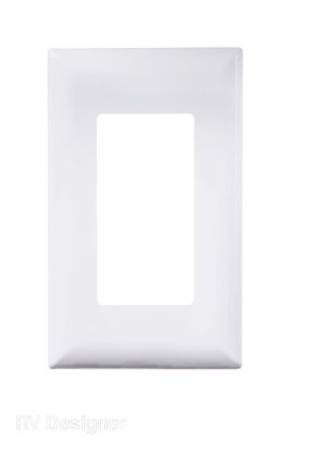 RV DESIGNER CONTEMPORARY COVER PLATE- - S849