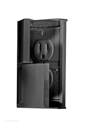 RV DESIGNER WEATHERPROOF BLACK DUAL O - S907