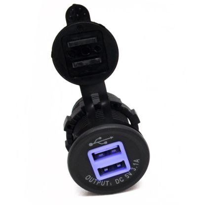 RACESPORT LT 2 PORT USB SOCKET 3.1A    INPUT: D - 50884