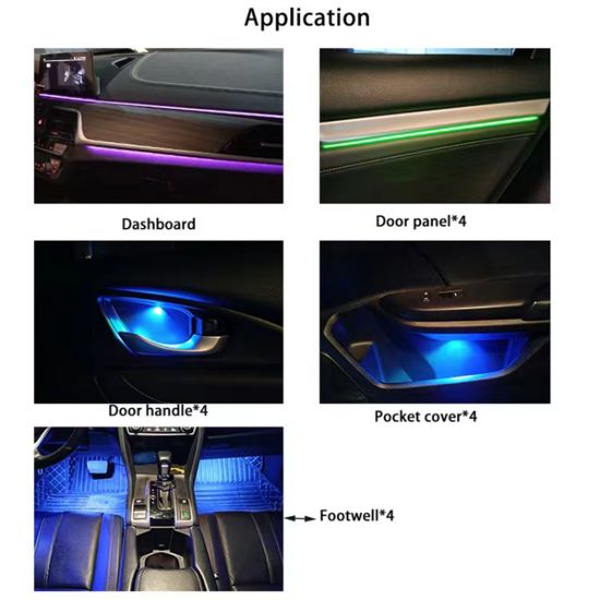 RACESPORT LT 4-DOOR AMBIENT 18PC LIGHT KIT - AKIT4DR