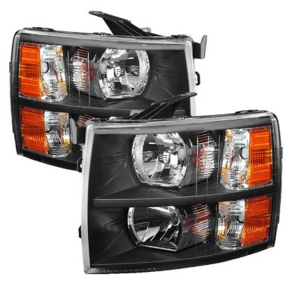 SPYDER CHEVY SILVERADO 07-13 CRYS HL BLK - 5076991