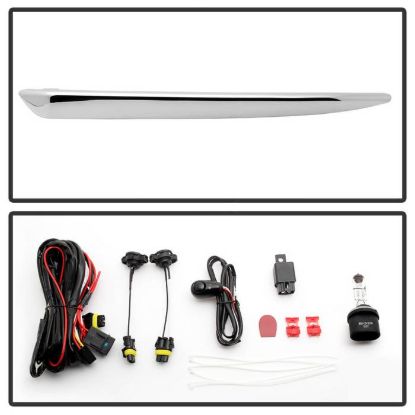 SPYDER OEM FOG LTS W/CHRM TRM CVR SWTH CLR - 9031588