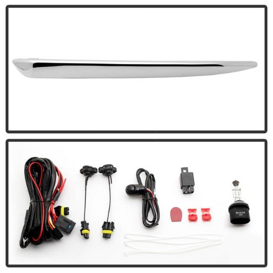 SPYDER OEM FOG LTS W/CHRM TRM CVR SWTH CLR - 9031588