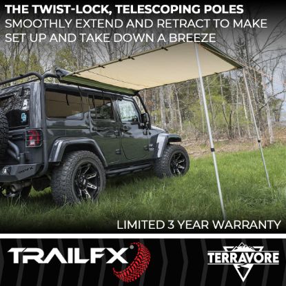 TFX OVERLAND AWNING 98'X98' - AWN003