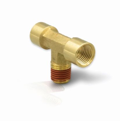 SUBURBAN MFG BRASS FITTING  T CONNECTOR  1/4' IN - LPBTCON