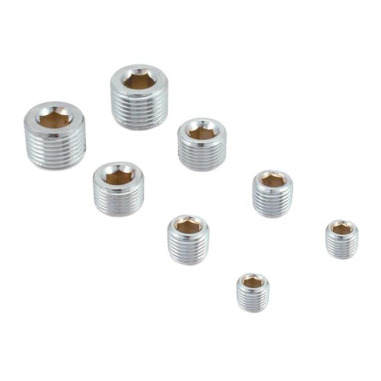SPECTRE PIPE PLUG KIT CHROME - 60183