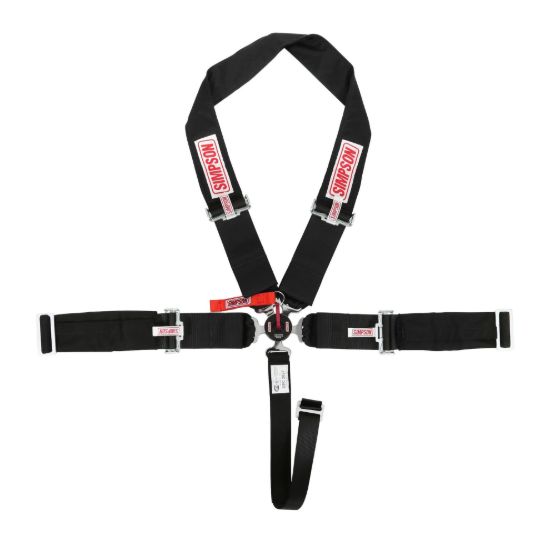 SIMPSON RACE DRAGRCNG 5WAY NOMEX  -BLK - 29116BK