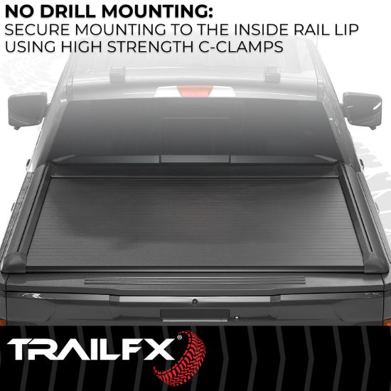 TRAILFX RETRACTABLE HARD COVER RAM 6.4' - TFX6006