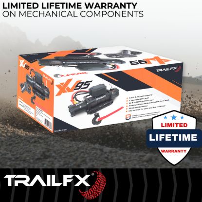 TRAILFX X95 WINCH SYNTHETIC ROPE WINCH - WXVS95B