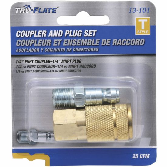 TRUFLATE COUPLER PLUG SET 1/4 TF - 13101