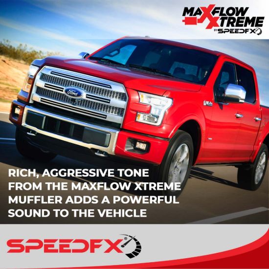 SPEEDFX CAT-BACK EXHAUST AXLE DUMP F150 - 50300