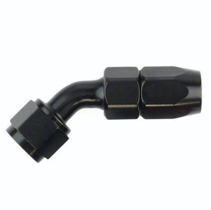 SPEEDFX -16AN X 45  BLK HOSE END - 511645BK