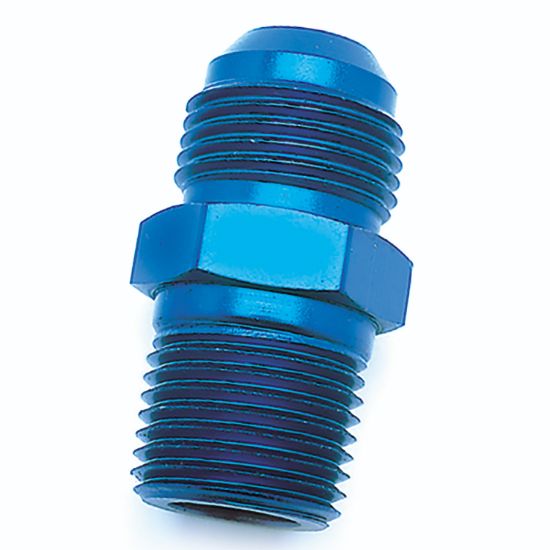 SPEEDFX -4AN X1/8NPTF BLU ST FL TO PIPE ADP - 560416
