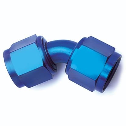 SPEEDFX -6AN 45  BLK SWIVEL COUPLER - 560645BK