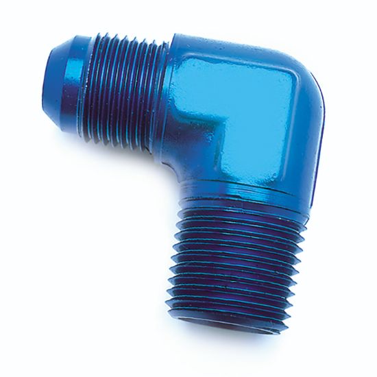 SPEEDFX -6AN X 1/4NPTF 90  BLU ELBOW - 560682