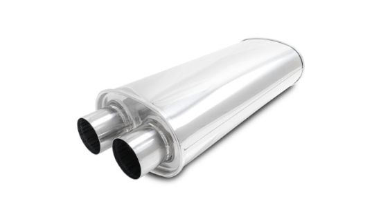 VIBRANT STREETPOWER OVAL MUFFLER  2.50' INL - 10538
