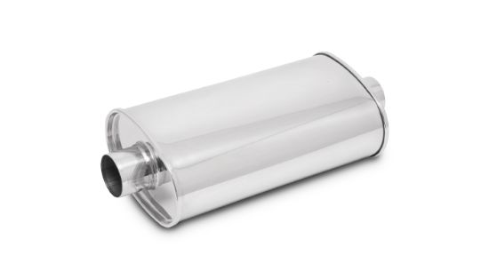 VIBRANT STAINLESS STEEL OVAL MUFF - 1103