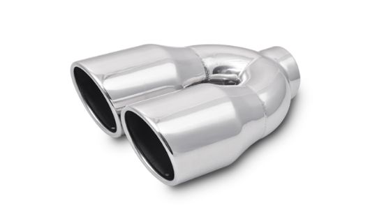VIBRANT 2.5' ID DUAL 3.5' OD ROUND SS TIPS - 1326