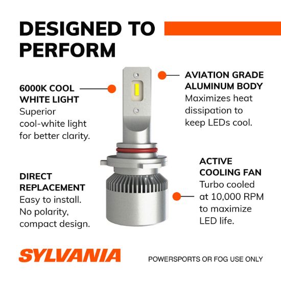 SYLVANIA SYLED 9005SL.BX2 EN-SP UPP 2/SKU 8/ - 9005SLBX2